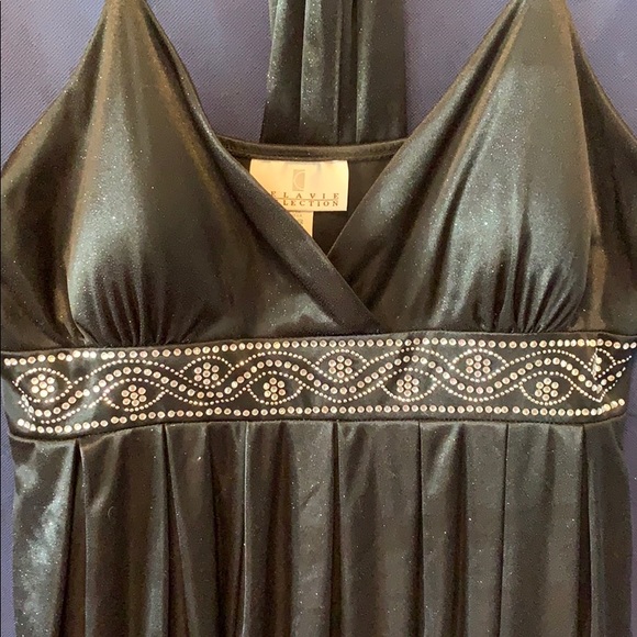 Black sparkle party dress - Picture 3 of 7